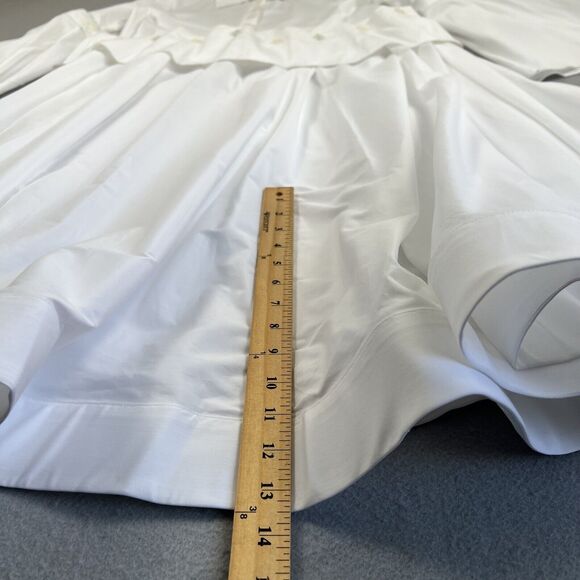 Rosie Assoulin Unella Dress Women’s 2 White Midi Convertible Bell Collared‎ - Picture 11 of 16